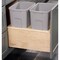 Meadow Lane Rectangular Pull-Out Can, Grey, Maple Wood, 145/8 in. ML.1401.01.MA.GY-SB-B - alternate 1